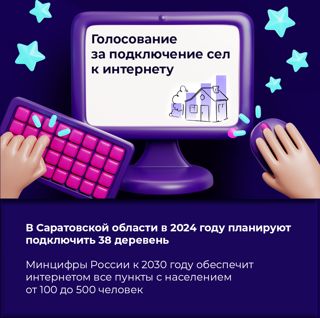 Стартовало Всероссийское голосование за населенные пункты, в которых в 2024 году появится современная сотовая связь и мобильный интернет 4G..