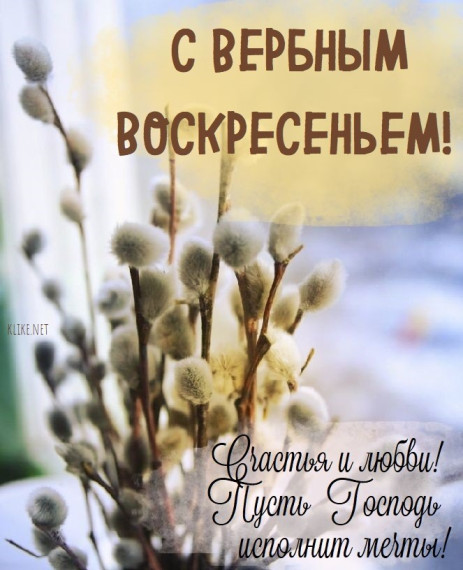 Всех с праздником! С Вербным воскресеньем!. Всех с праздником! С Вербным воскресеньем!.